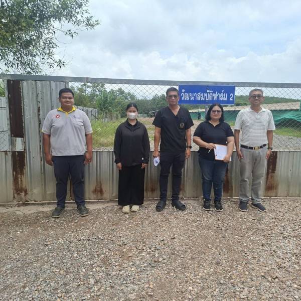 ปศุสัตว์จันทบุรี ร่วมกับปศุสัตว์อำเภอแก่งหางแมว ตรวจต่ออายุมาตรฐานฟาร์ม GAP