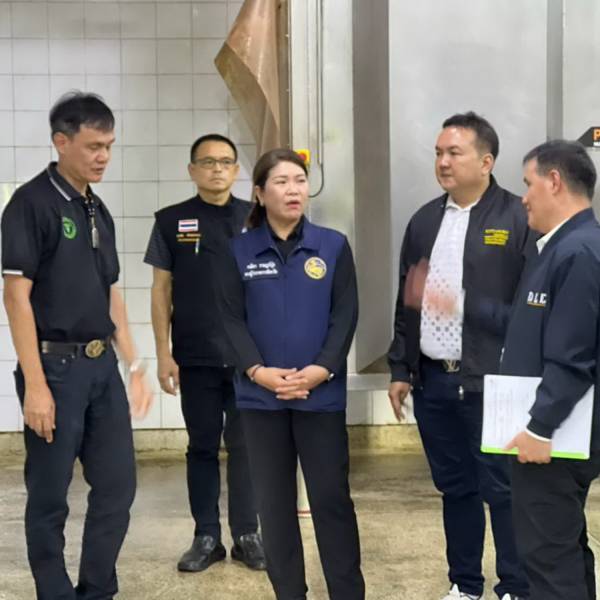 จังหวัดจันทบุรี ตรวจประเมินโรงฆ่าสัตว์ เทศบาลเมืองจันทบุรี เพื่อพิจารณาต่ออายุใบอนุญาตประกอบกิจการฆ่าสัตว์ (สุกร) ยกระดับเนื้อสัตว์ปลอดภัยได้มาตรฐาน พ.ร.บ. ควบคุมการฆ่าสัตว์ฯ 2559