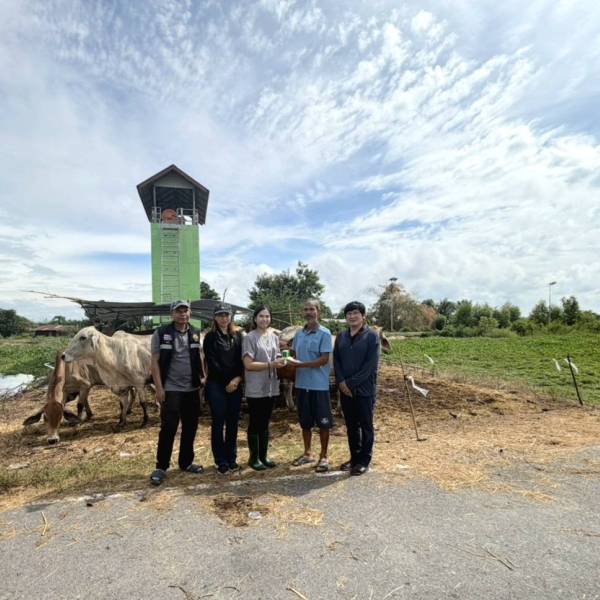 สำนักงานปศุสัตว์จังหวัดนครนายก ตรวจเยี่ยมและให้ความช่วยเหลือเกษตรกรที่ได้รับผลกระทบจากสถานการณ์น้ำท่วม 