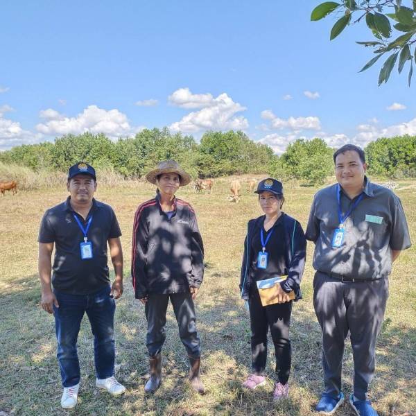 ตรวจเยี่ยมเกษตรกรผู้เลี้ยงสัตว์อำเภอแกลง