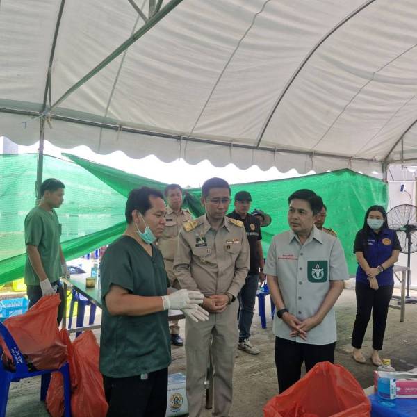 สำนักงานปศุสัตว์จังหวัดนครนายก  ออกบริการโครงการหน่วยบำบัดทุกข์ บำรุงสุข สร้างรอยยิ้มและความปรองดองสมานฉันท์ให้ประชาชน จังหวัดนครนายก ประจำปีงบประมาณ พ.ศ. 2569