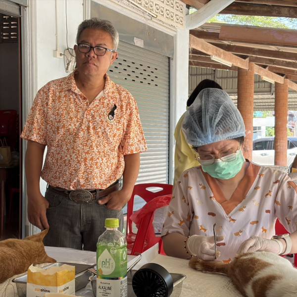 ปศอ.สอยดาว ทำหมัน สุนัข แมวโครงการ ควบคุมประชากรสัตว์